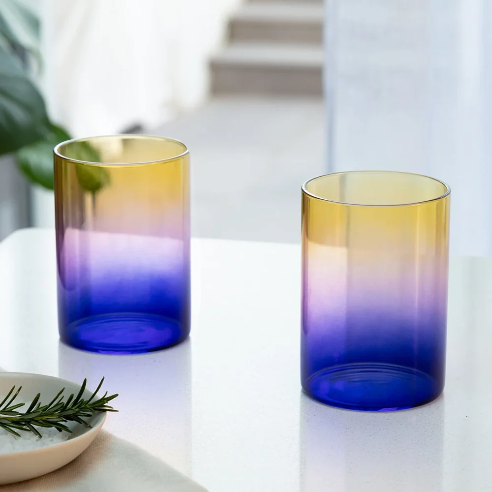 Tri-Tone Gradient Glasses Set - Image 6